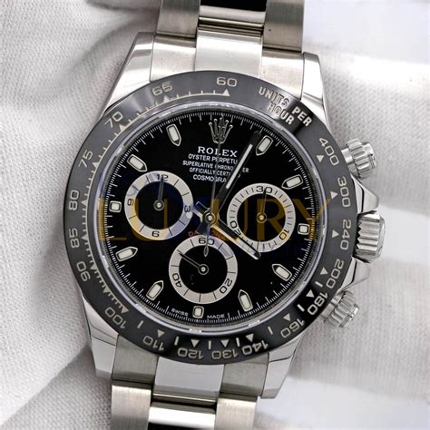 rolex cosmograph daytona limited edition black|Rolex daytona stainless for sale.